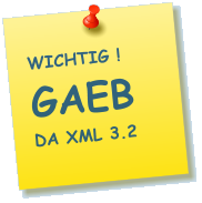 WICHTIG ! GAEB  DA XML 3.2