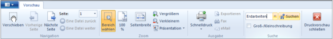 Seitenvorschau List&Label in neuem Design und mit SUCHFUNKTION